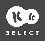 KK Select white logo